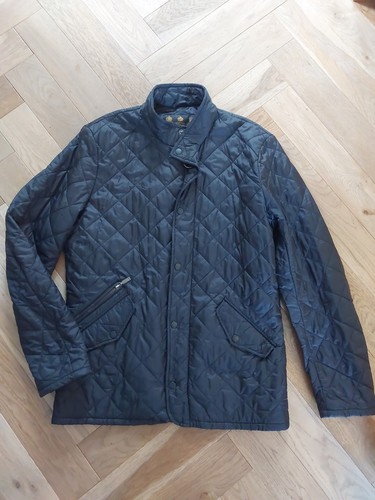 Small adult black barbour coat - small,