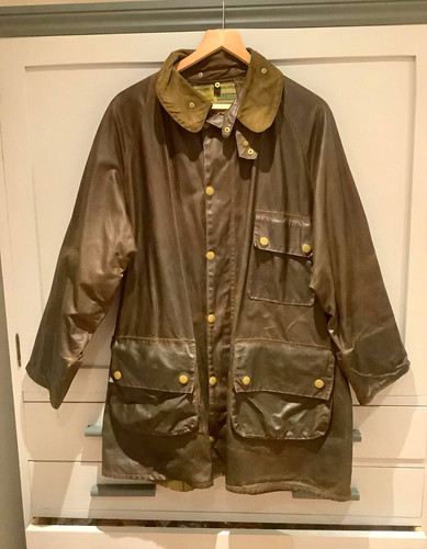 Barbour men brown waxed - barbour, men’s