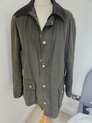 Barbour green waxed - barbour,