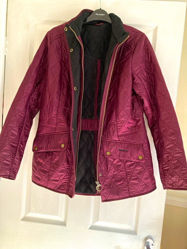 Barbour burgundy quilted - burgundy,