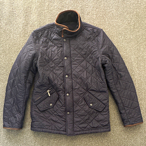 Barbour powell navy quilted - barbour,