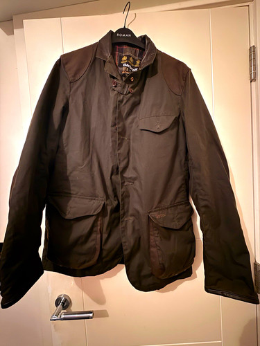 Barbour men brown waxed - barbour,