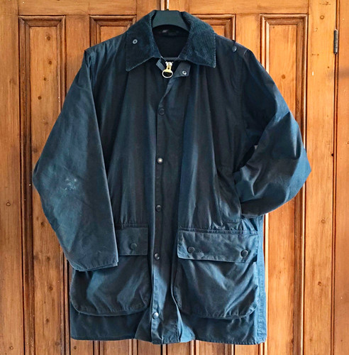 Barbour men navy - men’s, waxed