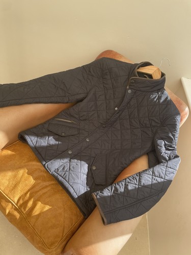 Barbour black powell cotton - barbour,