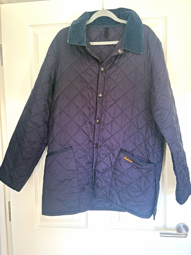 Barbour mens navy quilted - barbour,