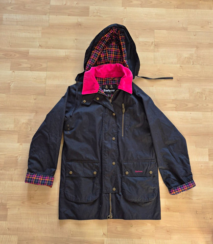 Barbour navy waxed - barbour, jacket