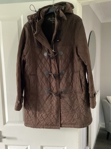 Barbour brown quilted duffle - quilted,