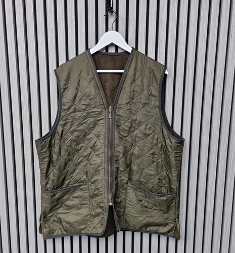 Barbour green quilted fleece - barbour,
