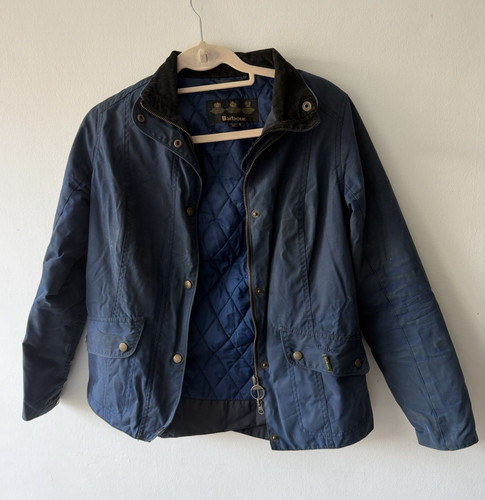 Barbour womens blue zip - womens,