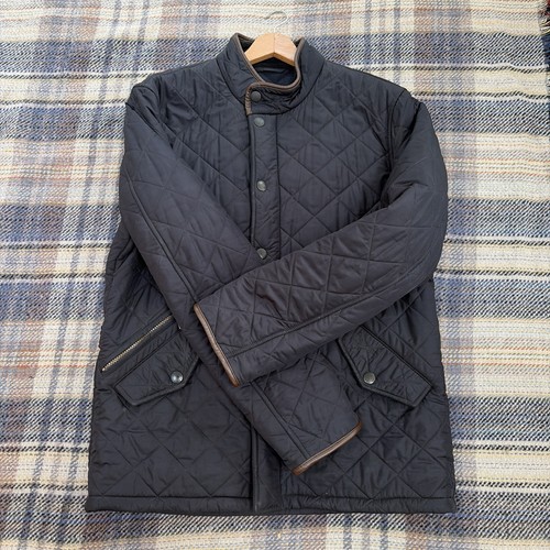 Barbour quilted jacket navy - barbour,